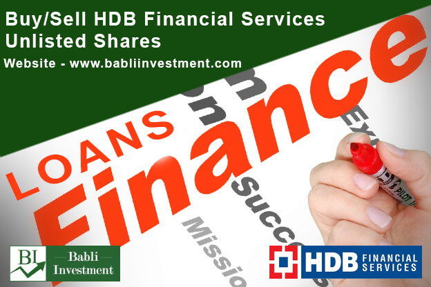 HDB Financial Services Unlisted Shares Buy Sell