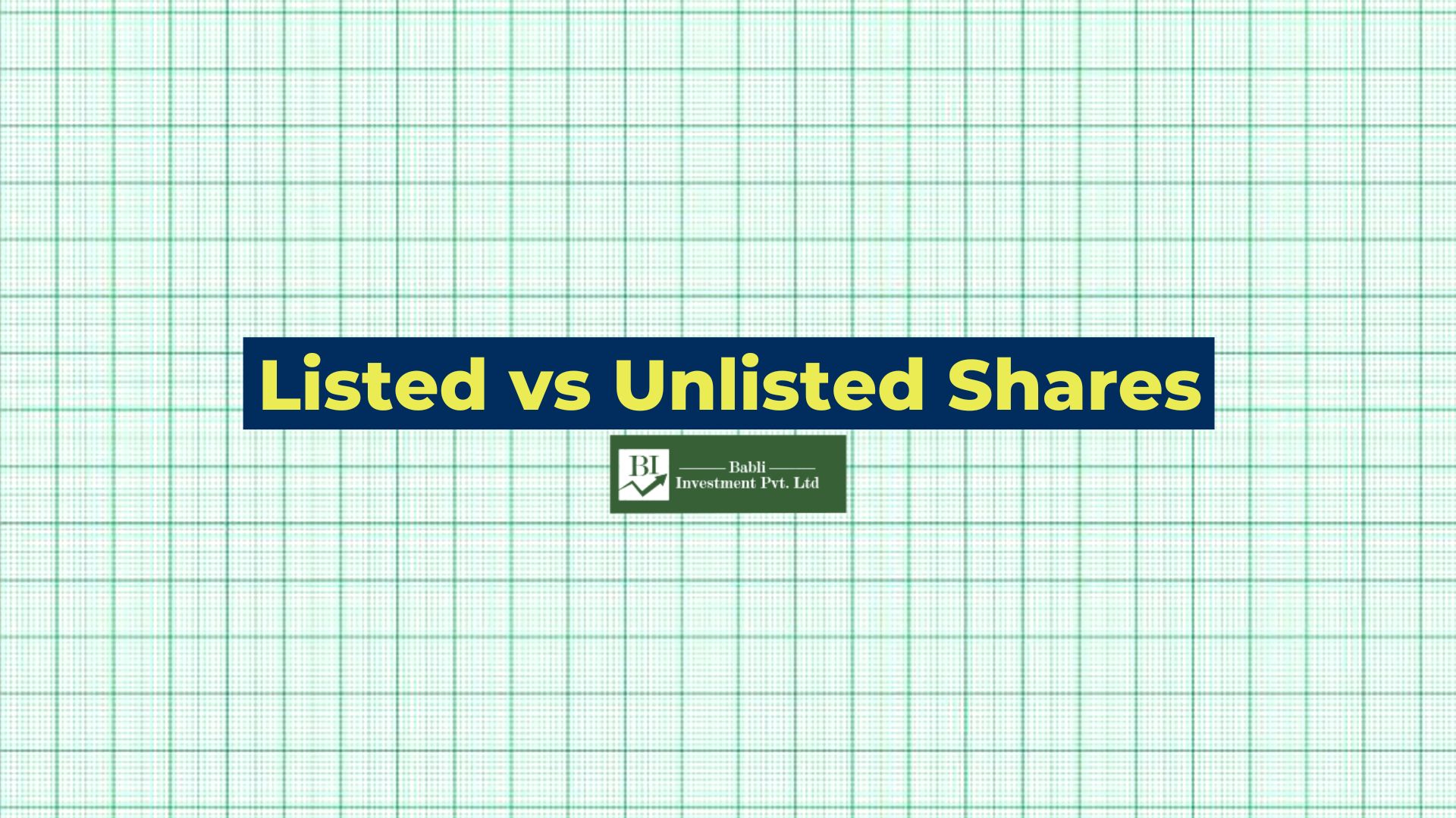 Listed Vs Unlisted Shares